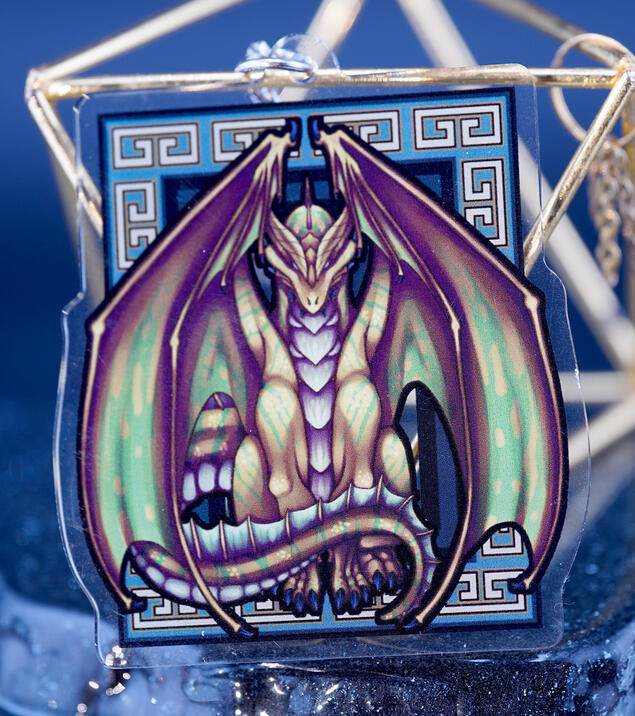 Bronze Dragon Charm